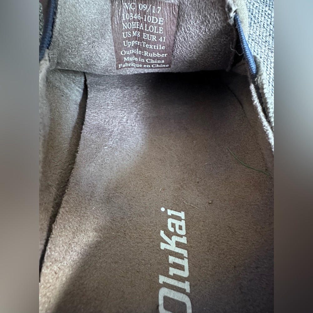 *NEW OluKai Gray Canvas Slip-On Loafers - Picture 7 of 7